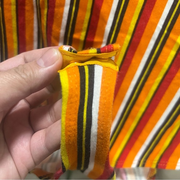 BLUENOTES Colorful Striped Bodysuit size Small Summer Wear Stripes Bright Colors - Picture 8 of 9